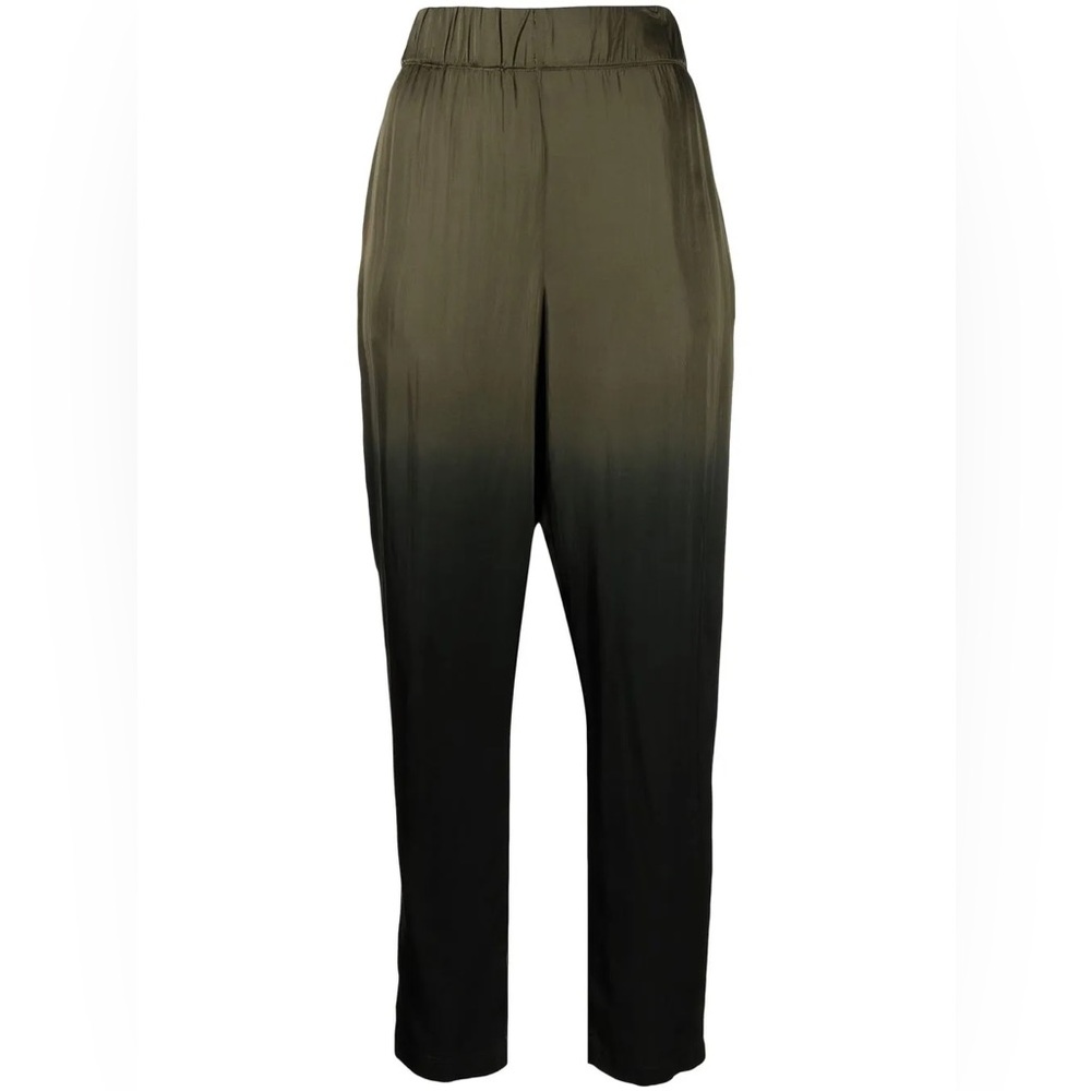 Raquel Allegra Fez gradient-effect green and black trousers - 2